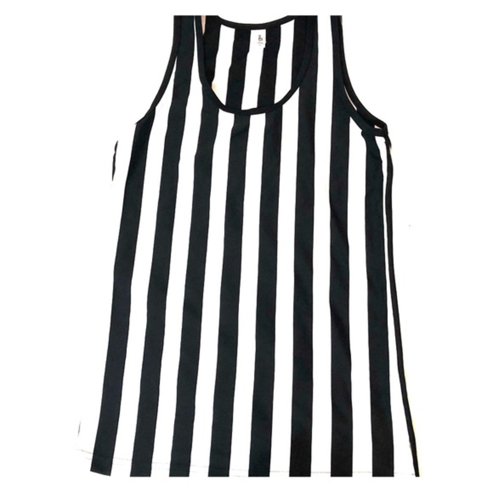 Referee top - fits like small/medium - Halloween costume